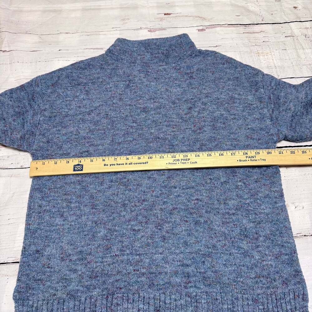Well Worn Women's Mock Neck High Low Hem Cozy Soft Nep Yarn Sweater Size S - Picture 8 of 10